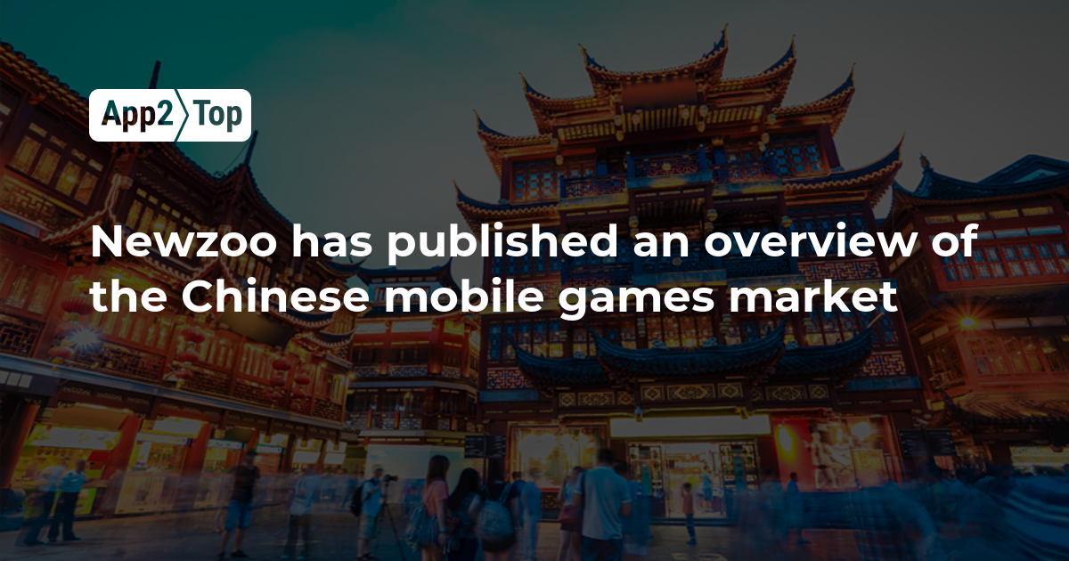 Newzoo has published an overview of the Chinese mobile games market