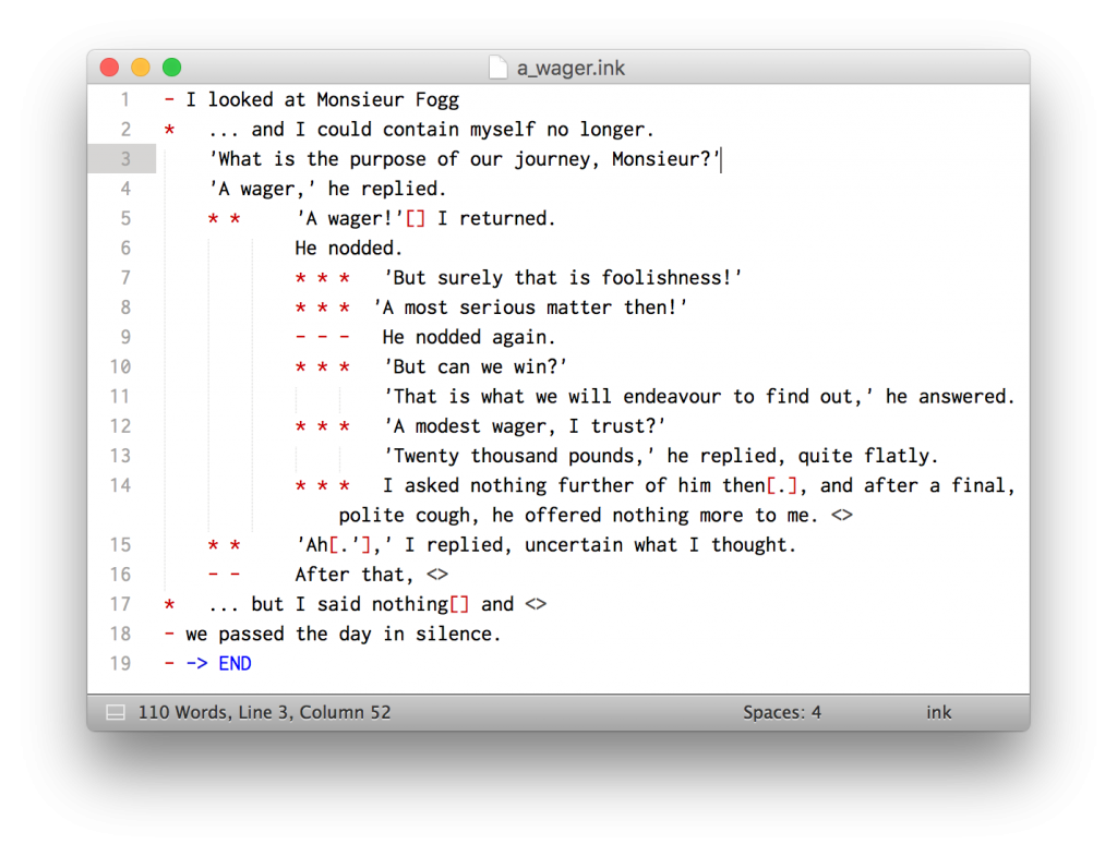 The scripting language of the games 80 days and Sorcery! posted in open ...